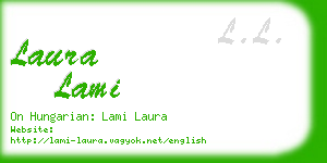 laura lami business card